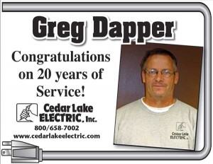 Greg Dapper - 20 Years of Service Greg Dapper - 20 Years of Service