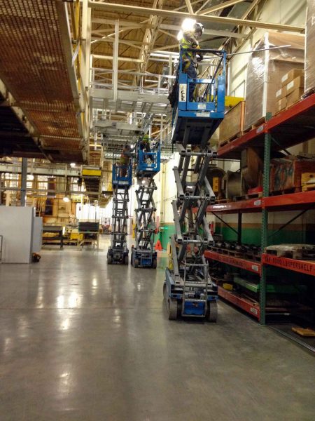 Warehouse lighting